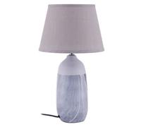 Elegant Ceramic Table Lamp, Contemporary Bed Table Lmap, Easily Maintained Lamp for Livingroom Table Premier Housewares Grey One Size