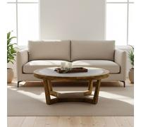 Orsina Elegant Coffee Table, Versatile Coffee Table For Livingroom, Functional Outdoor Coffee Table With Storage in Natural Orsina Natural