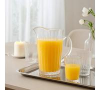 Interiors by PH Beaufort Crystal Pitcher, 1.4Ltr, Clear, Clear