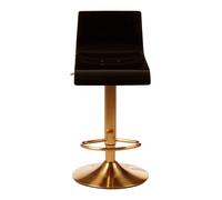 Orsina Elegant Design Black Acrylic Bar Stool, Comfort & Stable Counter Stool, Height Adjustable Bar Stool Orsina Black