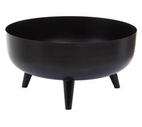 Premier Housewares Black Planter/Metal Garden Pots/Outdoor Planters/Planters Outdoor/Outdoor Planter For Decoration/ W30 X D30 X H15.5cm.