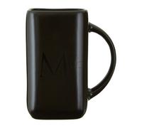 Premier Housewares Black Text Mug, Ceramic, 7x10x12 pack of 6