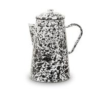 Orsina Elegant Design Black & White Patterned Teapot, Durable Design Tea Pot For Dining Table, Practical Tea Pot Orsina White