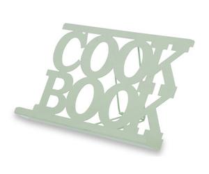 Orsina Elegant Design Cook Book Stand Green, Durable Book Stand For Cook Books, Practical Recipe Book Stand