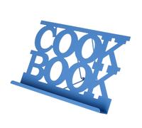 Orsina Elegant Design Cook Book Stand Pink, Durable Book Stand For Cook Books, Practical Recipe Book Stand in Blue Orsina Blue