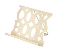 Orsina Elegant Design Cook Book Stand Pink, Durable Book Stand For Cook Books, Practical Recipe Book Stand in Cream Orsina Cream