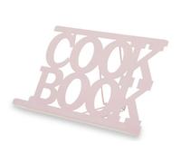 Orsina Elegant Design Cook Book Stand Pink, Durable Book Stand For Cook Books, Practical Recipe Book Stand