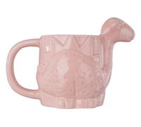 Orsina Elegant Design Dinosaur Mug, Versatile Small Milk Mug For Bedroom, Dishwasher Safe Coffee Mug For Livingroom in Pink Orsina Pink