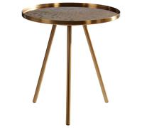 Orsina Elegant Design Side Table, Versatile Use Sidetable By Couch, Easily Maintained Corner Table in Gold Orsina Gold