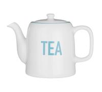 Premier Housewares Homestead Teapot, White, 1300 ml