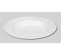 Orsina Elegant Embossed White Soup Bowl, Practical Design Soup Bowl For Dinner, High Quality Porcelain Soup Bowl