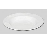 Orsina Elegant Embossed White Soup Bowl, Practical Design Soup Bowl For Dinner, High Quality Porcelain Soup Bowl Orsina White