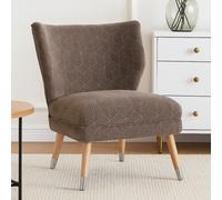Orsina Elegant Grey Chenille Wingback Chair, Modern Grey Highback Chair, Stylish Mid-century Armchair For Hallways Orsina Grey