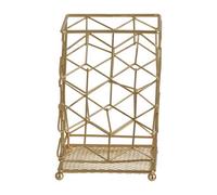 Orsina Elegant Matte Gold Utensil Holder, Functional Kitchen Utensil Holder, Secured Base Cooking Utensil Holder