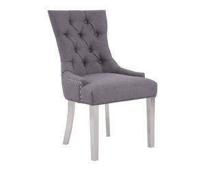 Orsina Elegant Natural Dining Chair For Livingroom, Versatile Diamond Pattern Chair, Modern Chair For Sitting Area in Grey Orsina Grey