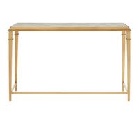 Orsina Elegant Rectangular Console Table, Marble Top Console Table For Livingroom, Gold Design Hallway Table Orsina Gold