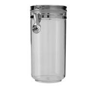Orsina Elegant Retro Design Jar With Silver Lid 1100 Ml, Durable Glass Jar With Lid, Sleek Airtight Storage Jar