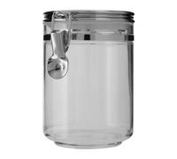 Orsina Elegant Retro Design Jar With Silver Lid 800 Ml, Durable Glass Jar With Lid, Sleek Airtight Storage Jar