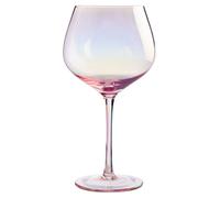 Set of 2 Pink Frosted Gin Glasses Pink