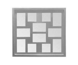 Orsina Elegant Silver Finished 12 Photo Frame,hallway Display Piece For Decor,ideal For Modern Or Classic Interior