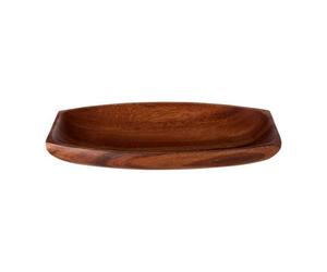 Orsina Elegant Small Oblong Serving Dish, Versatile Serving Dish, Natural Large Serving Dish For Breakfast
