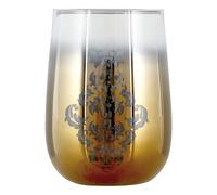 Elissa Tumbler Decorative Leaf Motifs, Gold, 320ml