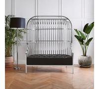 Orsina Eliza Two Seat Dome Cage Sofa in Silver Orsina Silver