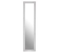 Orsina Elizabeth White Wood Floor Standing Mirror