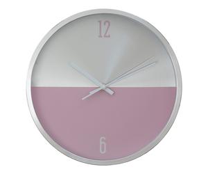 Orsina Elko Circular Wall Clock in Silver Orsina Silver