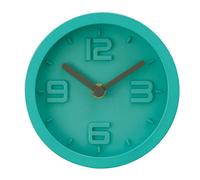 Orsina Elko Cyan Finish Embossed Wall Clock