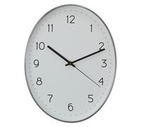 Orsina Elko Oval Wall Clock in Grey Orsina Grey