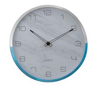 Orsina Elko Veined Wall Clock in Blue Orsina Blue