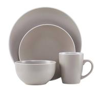 Orsina Elmira 16 Piece Stoneware Dinner Set in Grey Orsina Grey
