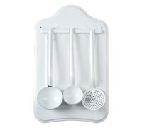 Premier Housewares Utensil Set - Enamelled Stainless Steel, Silver