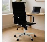 Orsina Ergonomic Black High Back Home Office Chair, Comfortable Work From Home Chair, Movable Ergonomic Chair Orsina Black