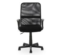 Orsina Ergonomic Black Home Office Chair, Comfortable Design Work From Home Chair, Movable Ergonomic Work Chair