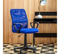 Premier Housewares Stratford Dark Blue Home Office Chair