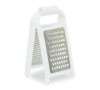 Orsina Ergonomic Handle Folding Two Sided White Grater, Versatile Grater For Cooking, Durable Cheese Grater Orsina White