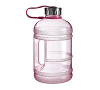 Premier Housewares Sports Drinking Bottle, 1890ml, Pink, PETG Plastic, Stainless Steel, One Size