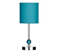 Orsina Evaine Teal Acrylic Ball Table Lamp