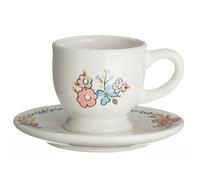 Orsina Exquisite Design Floral Design Egg Cup, Stylish Constructed Egg Cup For Kitchen, Versatile Design Egg Cup in White Orsina White