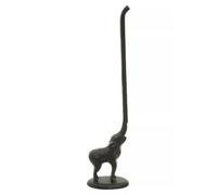 Maison by Premier Black Finish Elephant Toilet Roll Holder