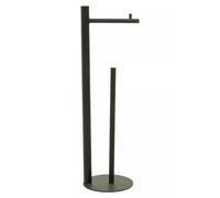 Orsina Fay Black Toilet Roll Holder Bathroom Set