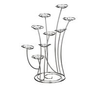Orsina Faye Chrome 9 Cup Cake Stand in Silver Orsina Silver