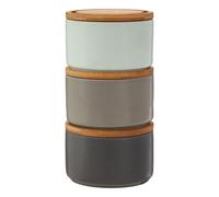 Interiors By Ph Fenwick Grey/Pale Blue Storage Canisters, Grey