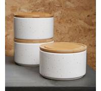 Interiors By Ph Fenwick Set Of 3 Stackable Canisters