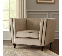 Orsina Ferris Mink Velvet Chair