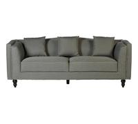 Orsina Feya Three Seater Grey Fabric Sofa Orsina Grey