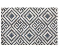 Orsina Filta Blue And White Geo Coir Doormat