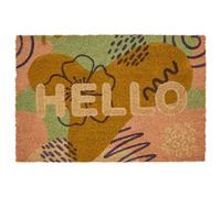 Filta Bohemian Hello Doormat Premier Housewares Multi Medium